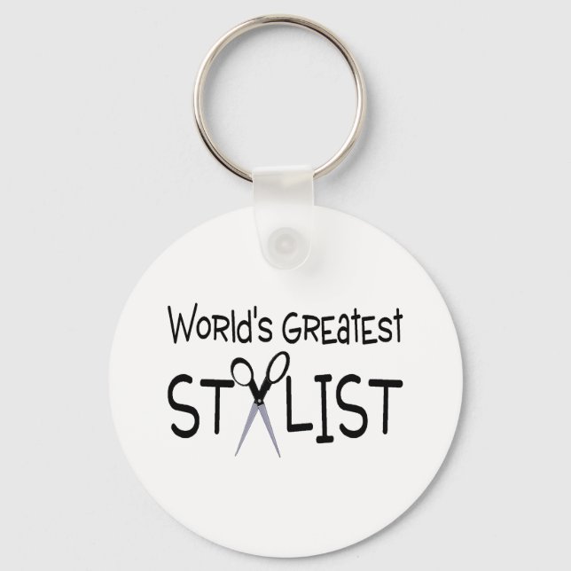 Världens största Stylist Nyckelring (Framsida)