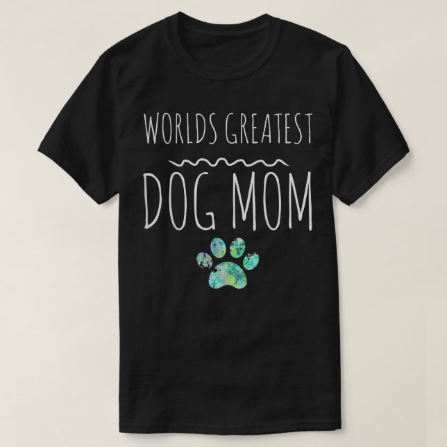 Världens största utskrift av Mamma Gift Pet Owner  T Shirt (Design framsida)