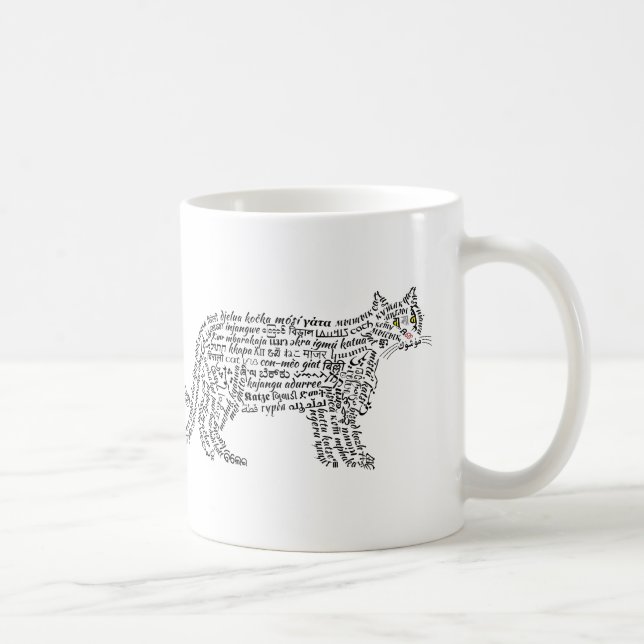 Världens Svarta Katt Kopp (Höger)