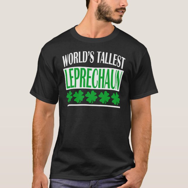 VÄRLDENS TALLEST LEPRECHAUN T SHIRT (Framsida)