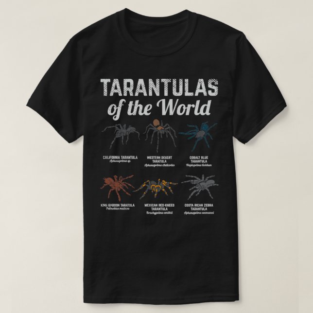 Världens Tarantulas T Shirt (Design framsida)
