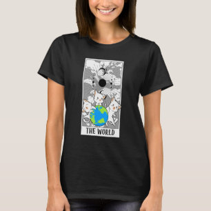 Världens Tarotkort Roligt Katt Tarotkort En Tarot T Shirt