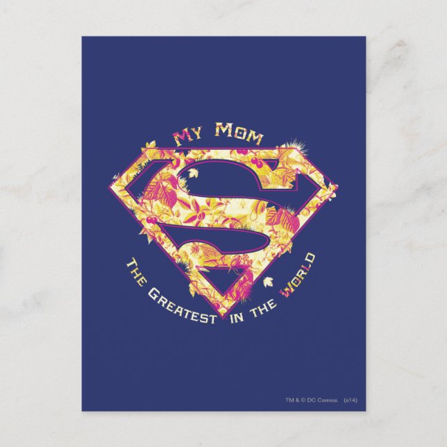Världens Underbarare Mamma Vykort (Framsida)