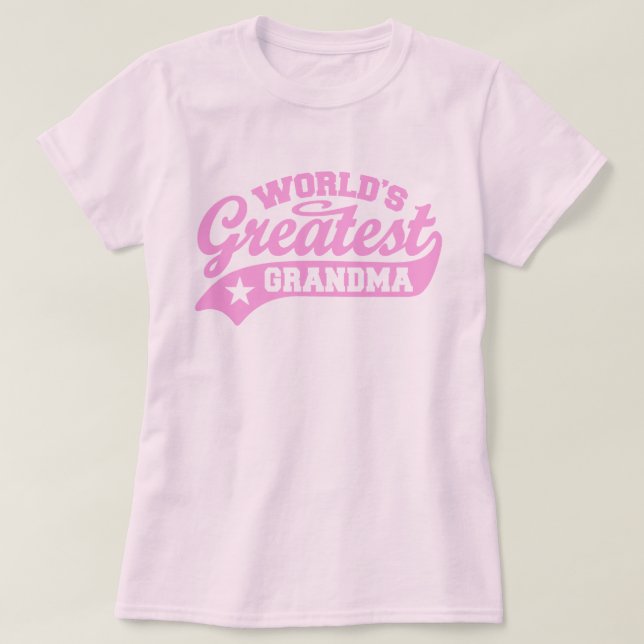 Världens Underbarare mormor Tee (Design framsida)