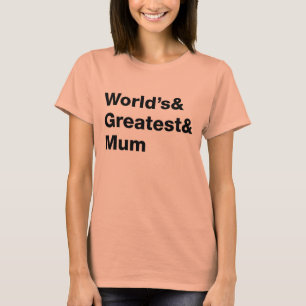 Världens Underbarare& Morsa T-shirt