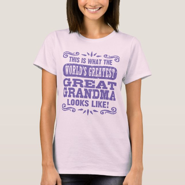 Världens Underbarare Underbara mormor Tröja (Framsida)