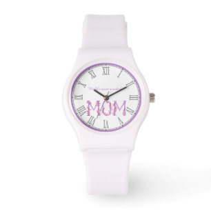 Världens vackraste mamma-orkidékonstur armbandsur