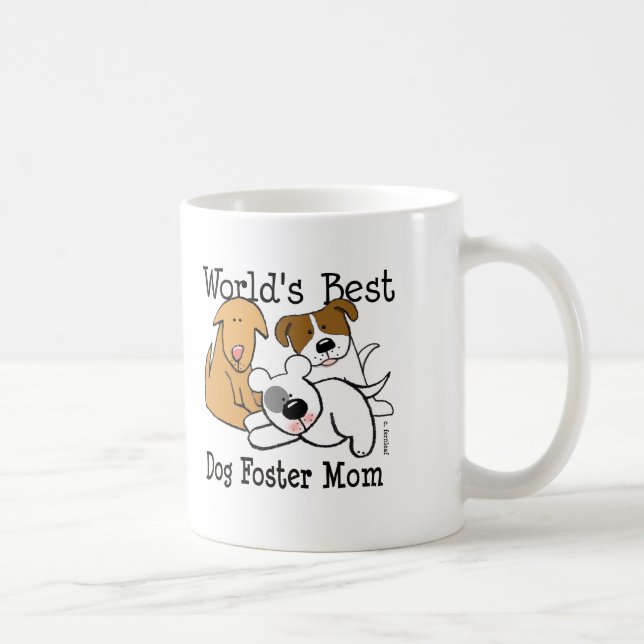 Världens vårdar bäst hund mamman kaffemugg (Höger)