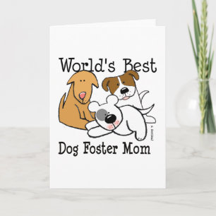 Världens vårdar bäst hund mamman kort