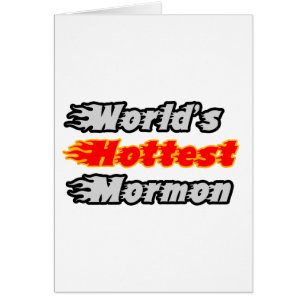Världens varmaste mormon hälsningskort