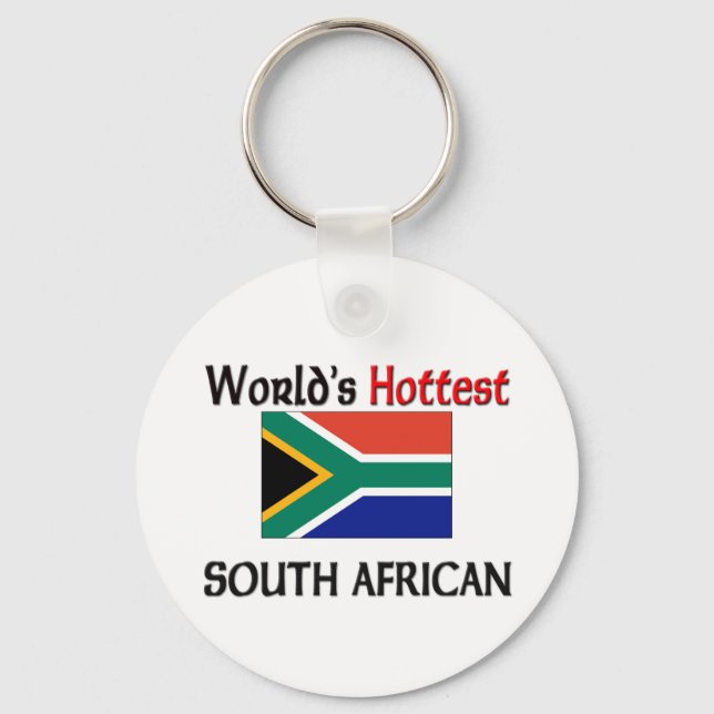 Världens varmaste Sydafrika Nyckelring (Framsida)