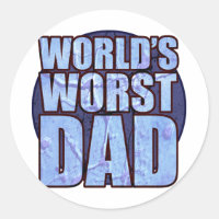 Världens värst Pappa-klistermärken