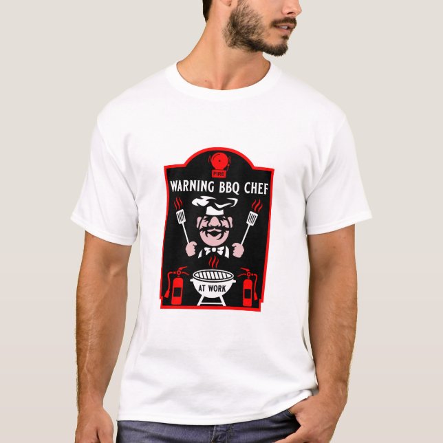 Världens värsta BBQ Cook T Shirt (Framsida)