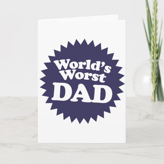 Världens värsta Pappa Kort (Framsida)
