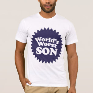 Världens värsta son tee shirt