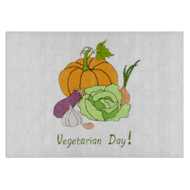 Världens vegetariska dag minimalistisk söt