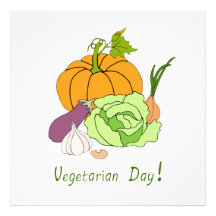 Världens vegetariska dag Minimalistisk söt   