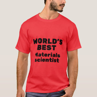 Världens vetenskapsman för bästa material t shirt