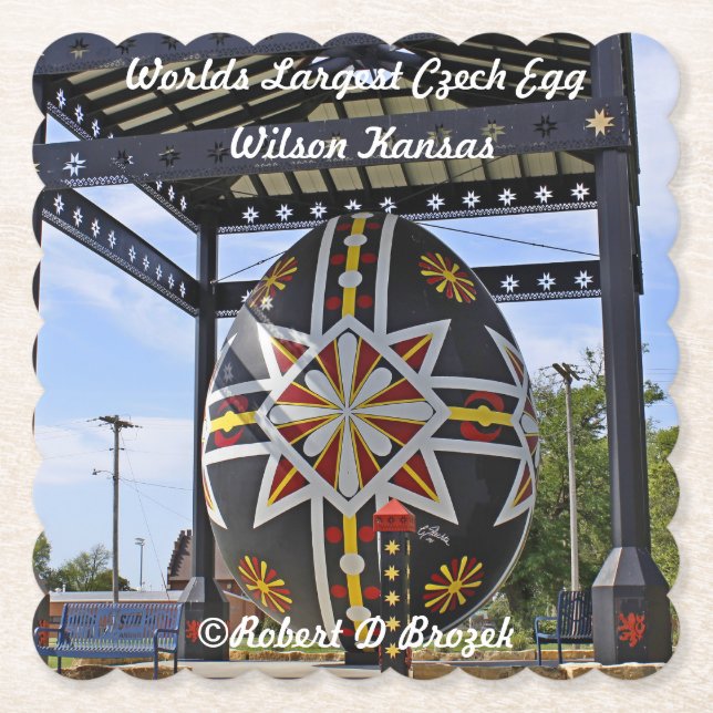 Världer Största tjeckiska ägg Underlägg Papper (Framsida)