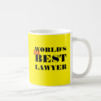 Världs 2nd bäst advokat kaffemugg