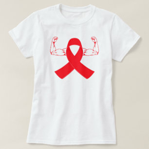 VÄRLDS Aids-dagen, december  Medvetenhet, HIV-krig T Shirt