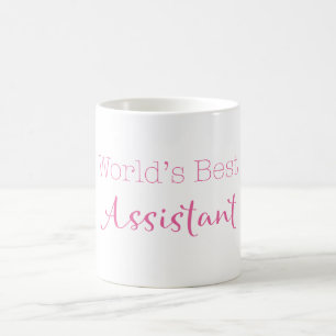 Världs bäst assistent kaffemugg