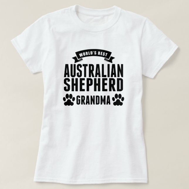 Världs bäst australian shepherdmormor tröja (Design framsida)