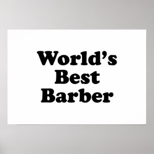 Världs bäst barberare poster