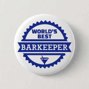Världs bäst barkeeperbartender knapp