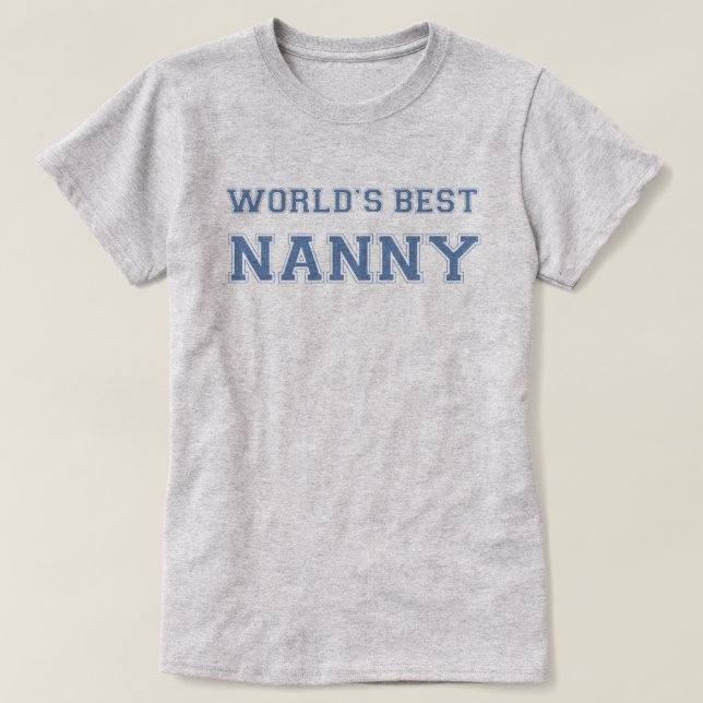 Världs bäst barnflickaT-tröja Tee Shirt (Design framsida)