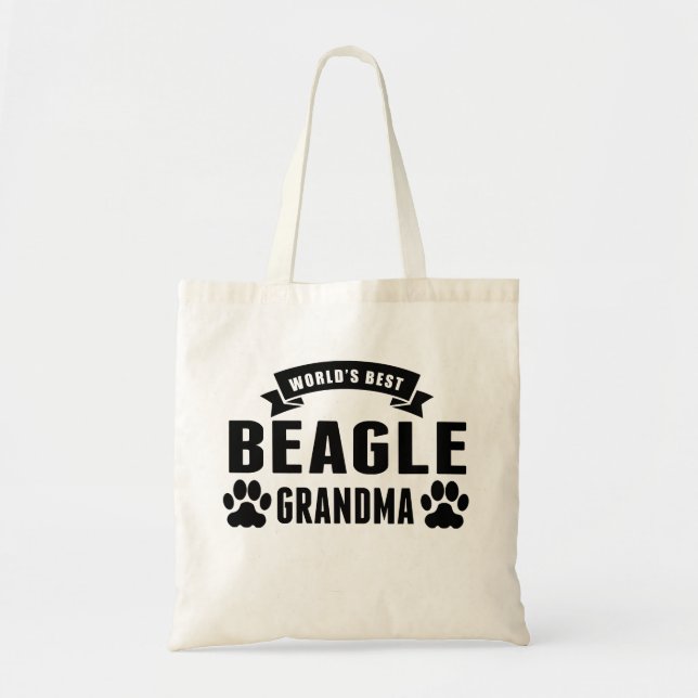 Världs bäst Beaglemormor Tygkasse (Framsidan)