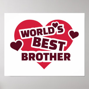 Världs bäst broder poster