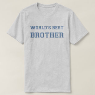 Världs bäst broderskjorta tee shirt