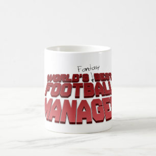 Världs bäst chef för fantasifotboll kaffemugg