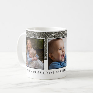 Världs bäst Collage för mormorfoto Kaffemugg