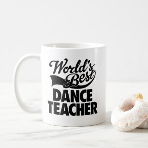 Världs bäst danslärare kaffemugg