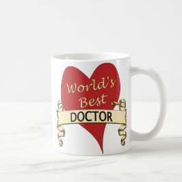Världs bäst doktor kaffemugg