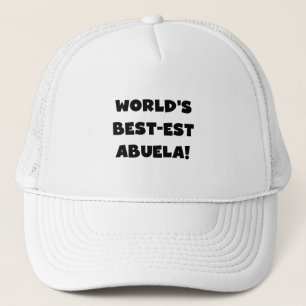 Världs Bäst-est Abuela svartvita gåvor Truckerkeps