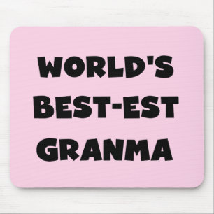 Världs Bäst-est svartvita Granma Musmatta