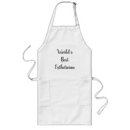 Världs bäst esthetician långt förkläde