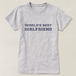 Världs bäst flickvän tee shirt