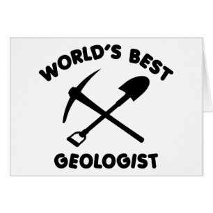 Världs bäst geolog hälsningskort