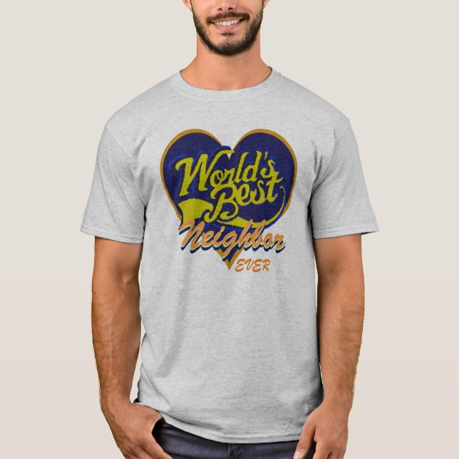 Världs bäst grann tee shirt (Framsida)