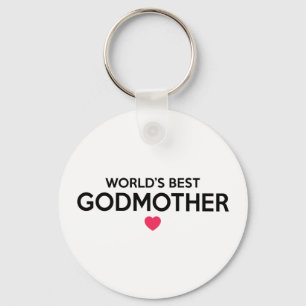 Världs bäst gudmor - nyfödd babyChristening Nyckelring