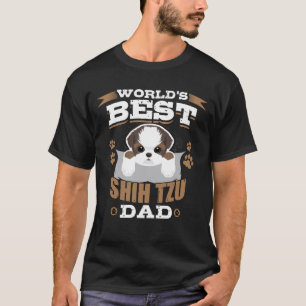 Världs bäst hundägare för Shih Tzu pappa T Shirt