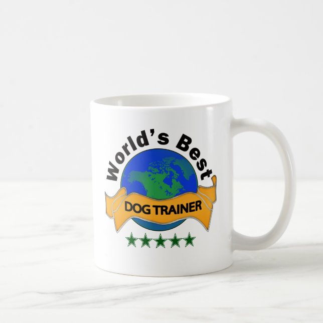 Världs bäst hundinstruktör kaffemugg (Höger)