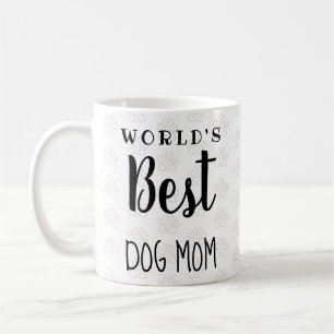 Världs bäst hundmamma - anpassade kaffemugg
