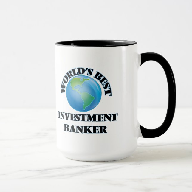 Världs bäst investmentbankir mugg (Höger)
