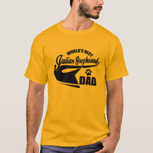 Världs bäst italiensk vinthundpappa t-shirt