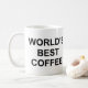 Världs bäst kaffe kaffemugg (Med munk)